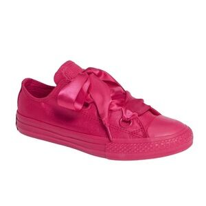 Converse Chuck Taylor All Star Big Eyelets Ox Kids in Pink Pop